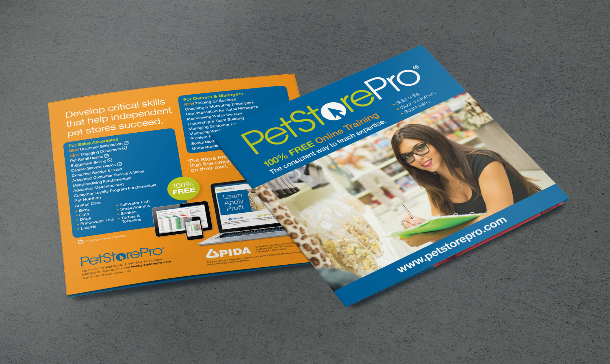 PIDA Pet Industry Distributors Association Pet Store Pro Brochure