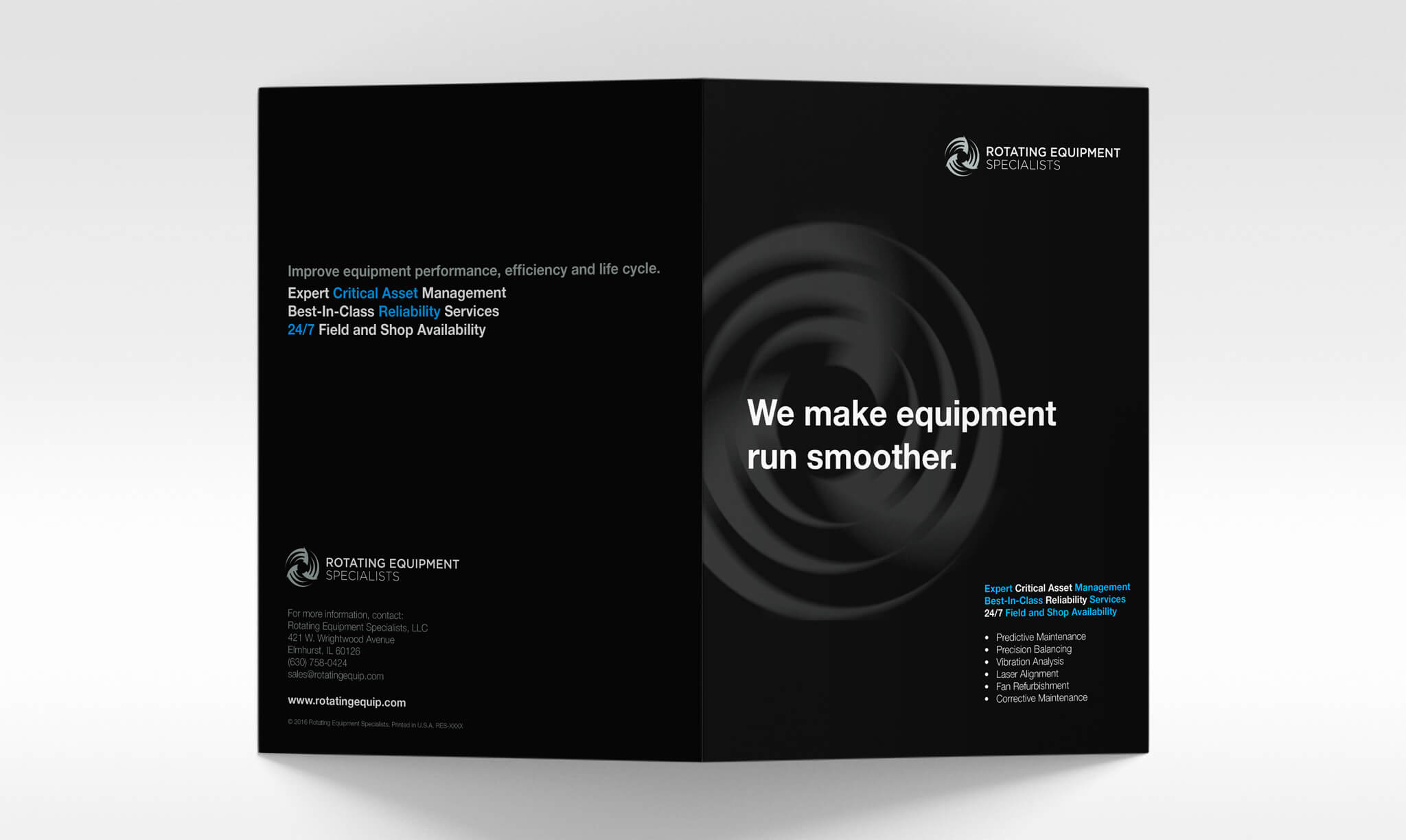 Rotating Equipment Specialists Brochure Cover