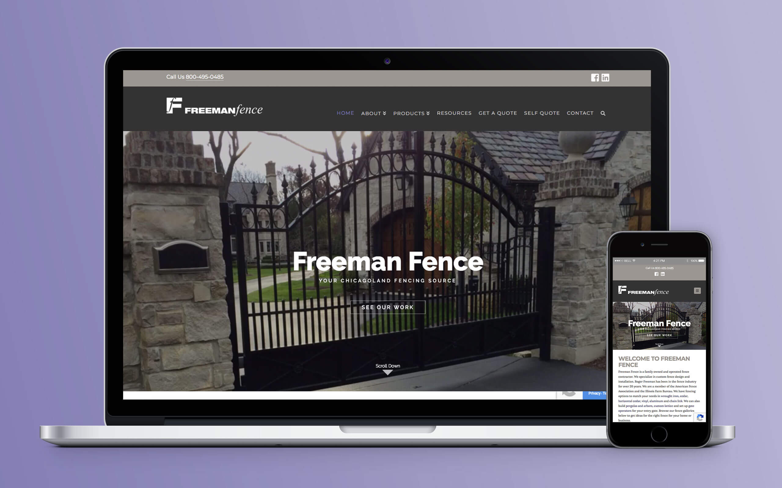 Freeman Fence Website Home