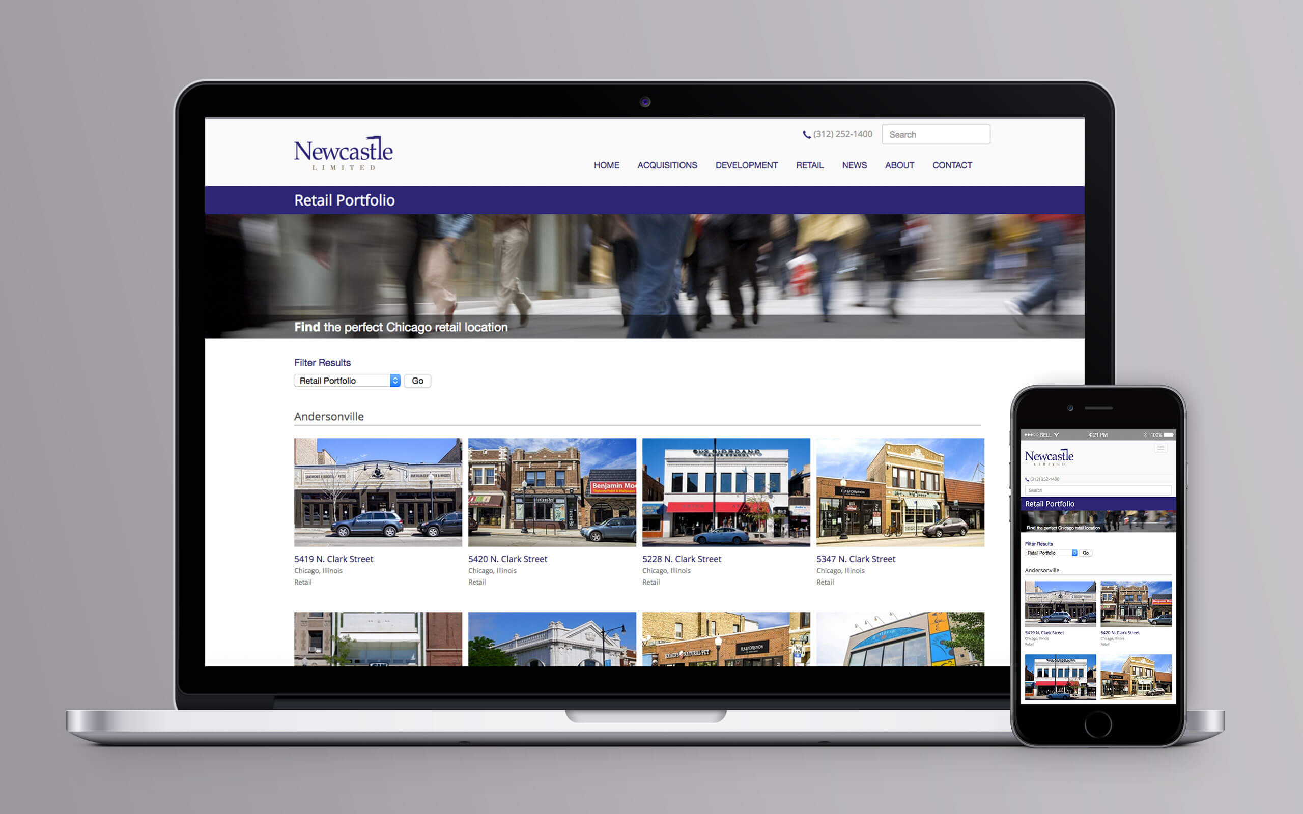 Newcastle Limited Website Retail Portfolio