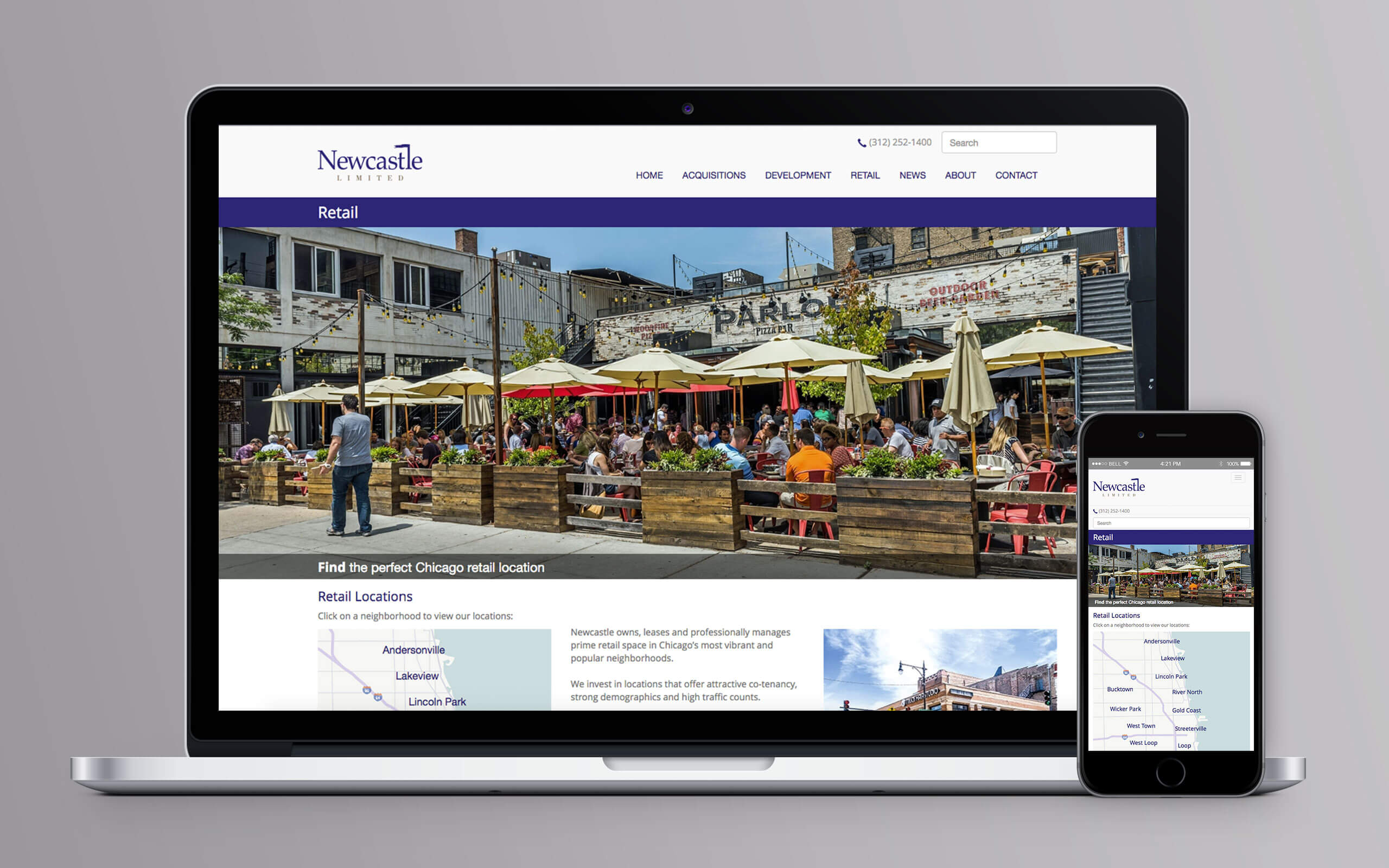 Newcastle Limited Website Retail