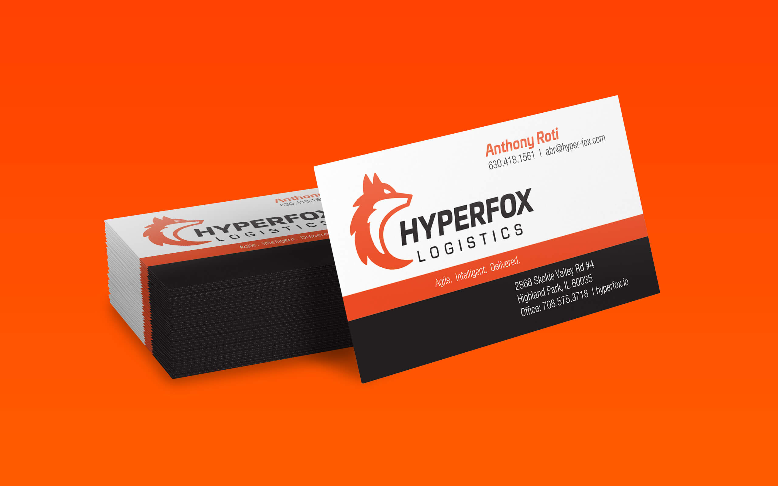 Hyperfox Logistics Business Card